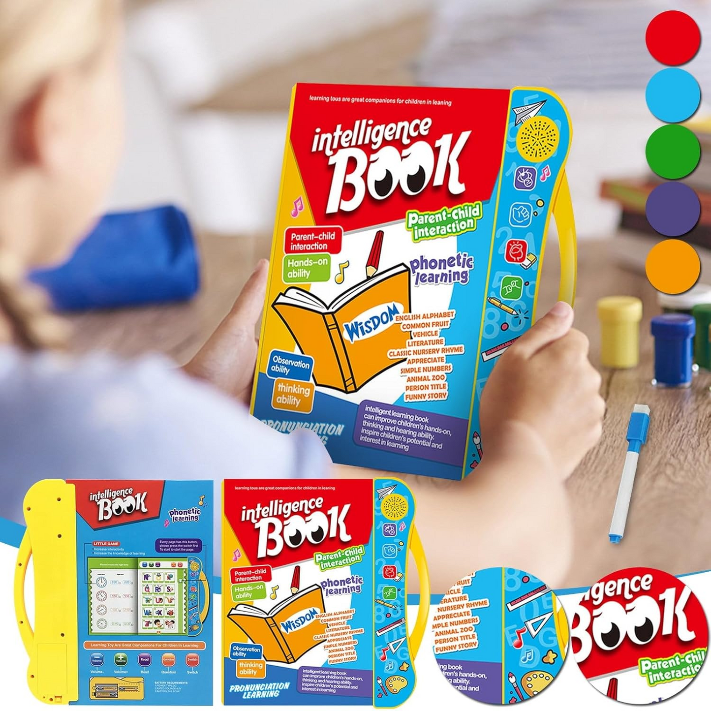 Quirky Kidz Intelligence Sound Book for Children