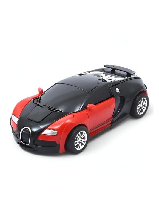 Quirky Kidz 2-in-1 Transforming Robot Car Toy for Kids | Battery Operated | Automatic Conversion | Lights & Sound | Indoor & Outdoor Play | Age 3+ (Pack of 1)