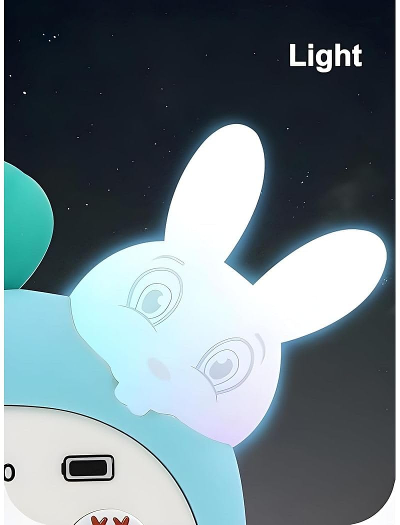 Quirky Kidz Radish Style Rabbit Face Toy Phone – Pretend Play Cell Phone for Toddlers with Lights, Music & Ringtones, Birthday Gift for Boys & Girls (Multicolor)
