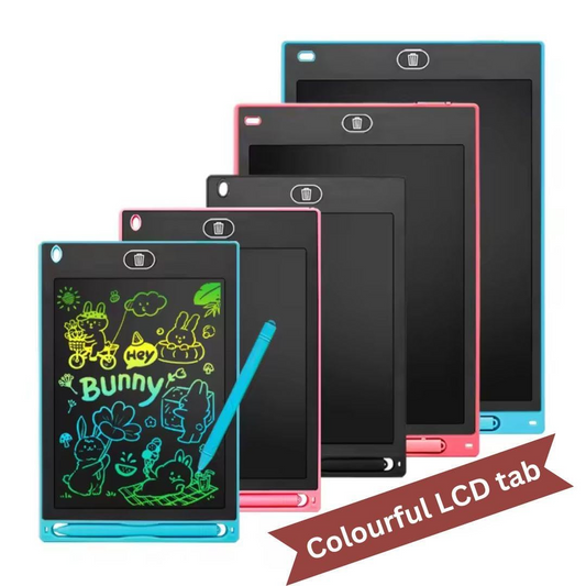 Quirky Kidz Magic Slate 8.5-Inch LCD Writing Tablet – Reusable Drawing Pad with Stylus for Kids & Adults, Electronic Doodle Board for Writing, Sketching & Learning
