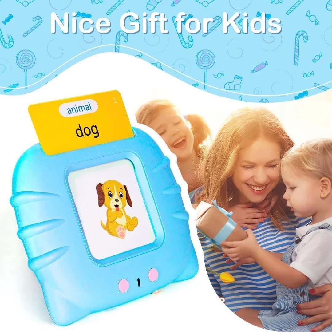 Quirky Kidz Talking Flash Cards – Montessori Toys for Toddlers | Rechargeable Educational Learning Toy for 2+ Year Old Boys & Girls | Speech Development & Early Learning Tool